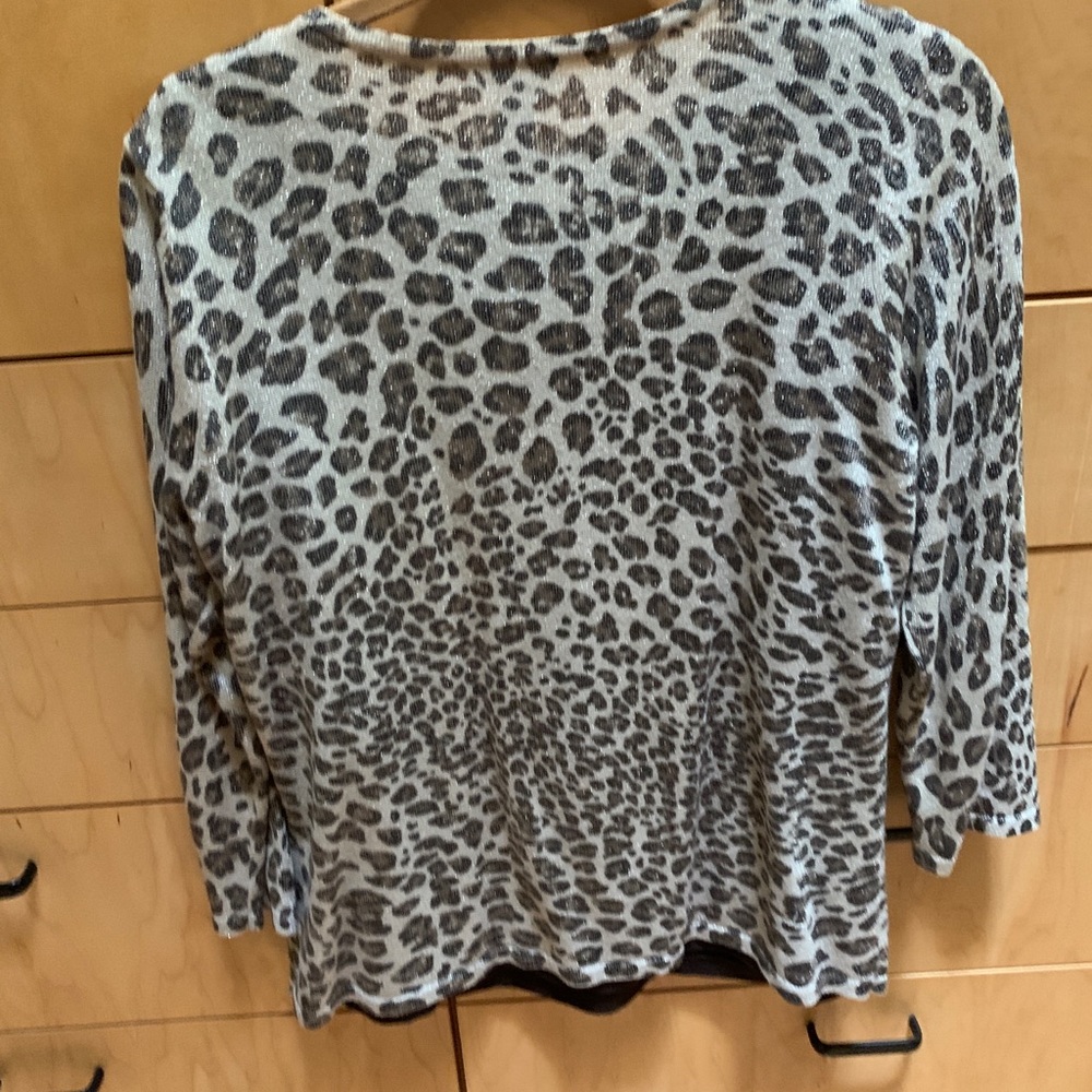 Chico’s cardigan and tank top